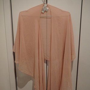 Tahari Sheer Pink Wrap